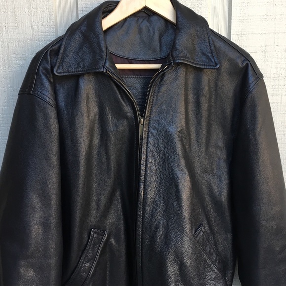 Coach | Jackets & Coats | Coach Mens Black Leather Bomber Jacket | Poshmark